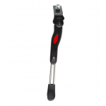 Stojan na bicykel nastaviteľný, na stred, hliníkový MTB čierny 20"-28"